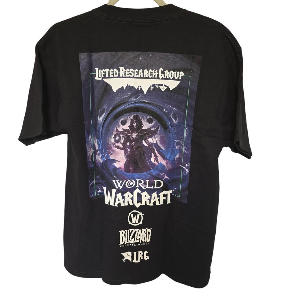 LRG World of Warcraft World of Industry Shirt Small Black Blizzard NWOT NEW